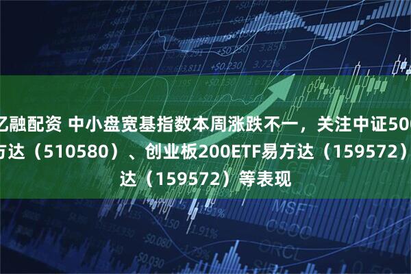 亿融配资 中小盘宽基指数本周涨跌不一，关注中证500ETF易方达（510580）、创业板200ETF易方达（159572）等表现